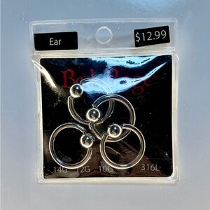 Spencer's Silver Hoop Earrings